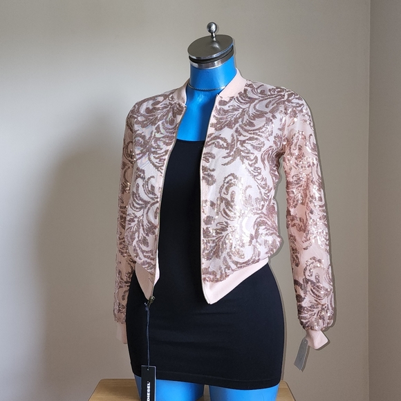 Diesel Sequin Bomber Jacket - Picture 9 of 16